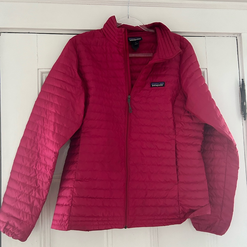 Pink Patagonia Nano Puff jacket